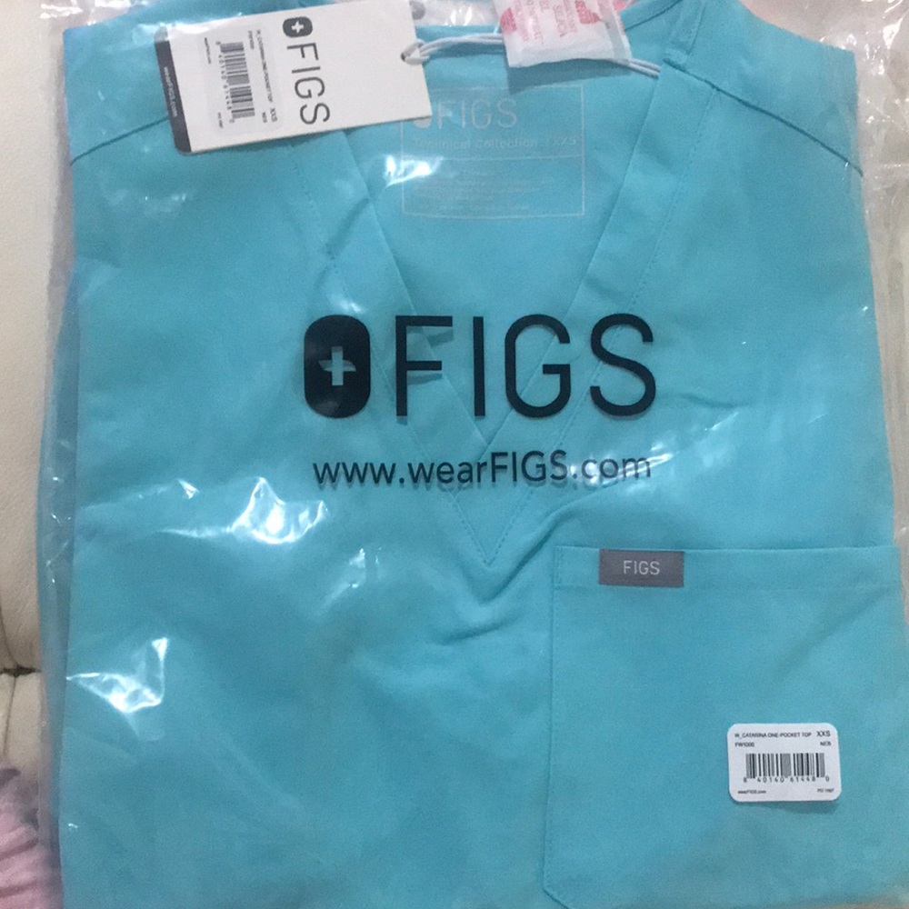 Figs scrubs neon blue XXS Catarina